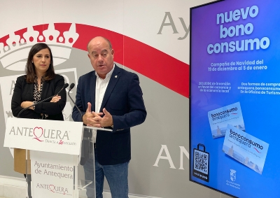 El Ayuntamiento de Antequera pone en marcha una nueva campaña de Bono Consumo específica para compras en el comercio local