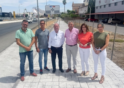 Concluyen las obras de la segunda fase de construcción del acerado en el Polígono Industrial tras una inversión de 40.874,74 euros