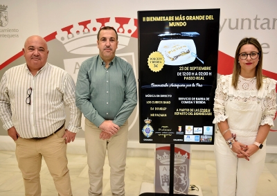 El Paseo Real acogerá el próximo sábado 23 la segunda edición del Bienmesabe más Grande del Mundo a beneficio de la Cofradía de la Paz