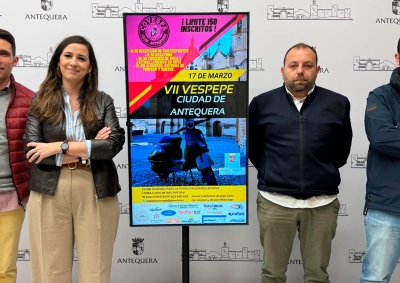Antequera acogerá el domingo 17 de marzo la séptima edición de la Vespepe Ciudad de Antequera