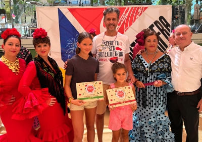 Francisco Domínguez, Ana Moreno y Julia Domínguez, ganadores del X Concurso Nacional de Porra Antequerana