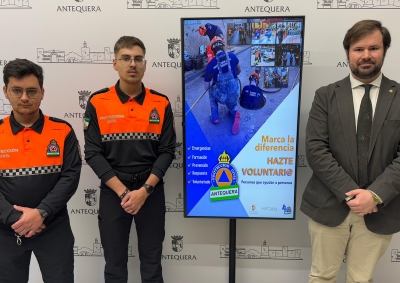 El Ayuntamiento de Antequera pone en marcha la campaña 'Marca la Diferencia' para la captación de nuevos voluntarios de Protección Civil