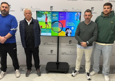 Antequera propone deporte para los más pequeños durante la semana blanca con la organización de campus de fútbol, tenis y baloncesto