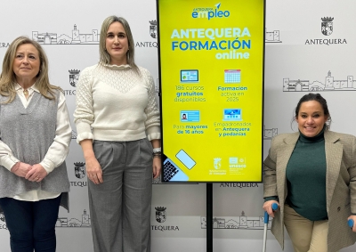El Ayuntamiento de Antequera pone en marcha de forma gratuita la Plataforma Antequera Formación On-Line para mejorar la empleabilidad
