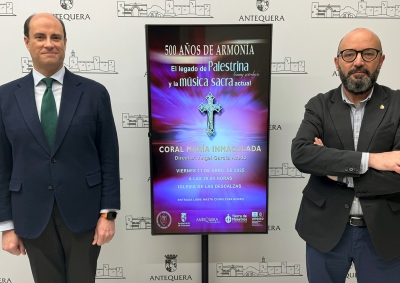 La Coral María Inmaculada homenajeará a Palestrina en un concierto sacro en la iglesia de Las Descalzas el próximo 11 de abril