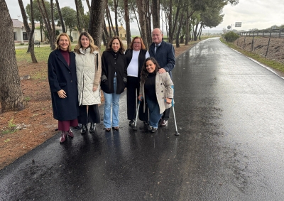 La Junta de Andalucía renueva la vía de servicio que da acceso a la pedanía de Los Llanos de Antequera con una inversión de 90.000 euros