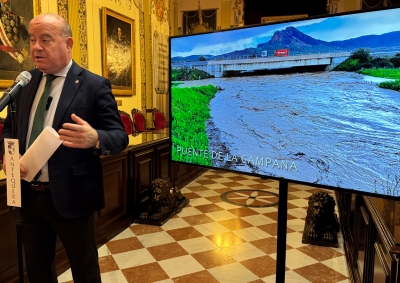 El alcalde Manolo Barón informa sobre los efectos del temporal en Antequera: una noche compleja sin daños personales trabajándose ya para paliar los efectos de la nueva borrasca