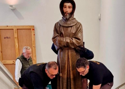 El San Francisco de Pedro de Mena regresa al Museo de la Ciudad de Antequera tras su exposición en Lyon