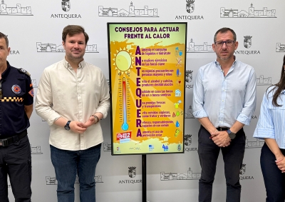 El Ayuntamiento de Antequera activa sus campañas preventivas frente al calor y los incendios forestales de cara a la llegada del verano y las altas temperaturas estivales
