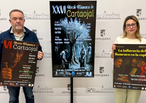Presentada una nueva edición de la Noche Flamenca de Cartaojal que contará con artistas de primer nivel como Rancapino Chico, Juan...