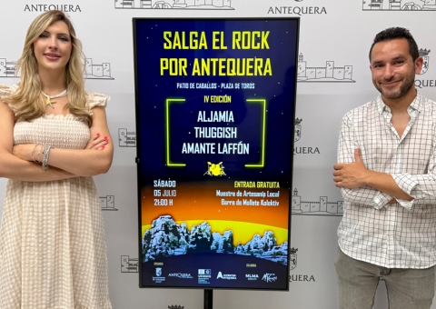 El festival 'Salga el Rock por Antequera' celebrará su cuarta edición el sábado 5 de julio con entrada libre y tres potentes banda...