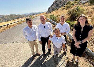 Una nueva inversión de 1,2 millones permitirá la mejora integral de la carretera de La Joya, reforzando la seguridad y la conectividad en la zona sur de Antequera