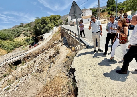 La Junta de Andalucía invertirá más de 500.000 euros en la estabilización de la ladera del arroyo Aljibe en la pedanía de La Joya ...