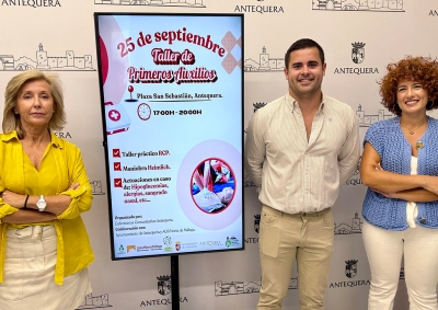 La plaza de San Sebastián acoge este jueves por la tarde un Taller de Primeros Auxilios abierto a toda la ciudadanía