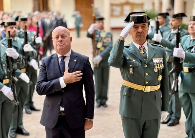 El alcalde Manolo Barón asiste a los actos conmemorativos de la Patrona de la Guardia Civil en el Día de la Hispanidad y de nuestra Fiesta Nacional