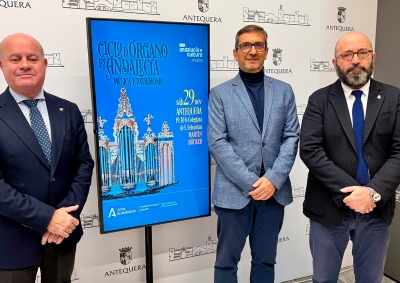 Antequera acogerá el concierto del Ciclo de Órgano en Andalucía con el prestigioso organista europeo Martin Böcker