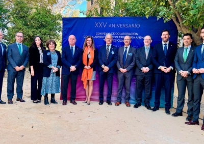 Antequera acoge el acto conmemorativo por los 25 años de colaboración entre los Registradores de Andalucía y la Junta de Andalucía