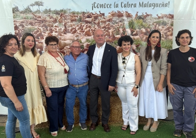 La Exposición de Raza Caprina Malagueña y su Granja Escuela acercan al público uno de los principales símbolos ganaderos de la pro...
