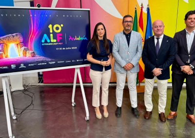 El Andalucía Antequera Light Fest 2026 se presenta en Málaga como gran cita conmemorativa del décimo aniversario del Sitio de los ...