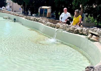 El Ayuntamiento de Antequera concluye los trabajos de reparación integral del Lago de los Patos en los Jardines del Mapa