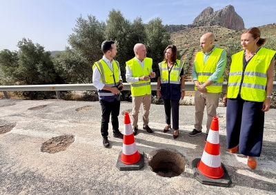 Las obras de emergencia de la autovía A-92 a su paso por Antequera encaran su recta final