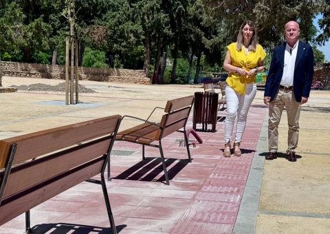La segunda fase de la remodelación de los Jardines del Corazón de María encara su recta final de ejecución dentro de las obras PFE...
