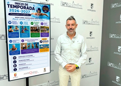 El Área de Deportes abre este jueves las inscripciones para natación infantil y natación terapéutica de la temporada 2026/2027