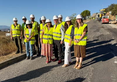 Comienzan las obras de mejora y reasfaltado del acceso a El Torcal de Antequera con una inversión de más de 150.000 euros