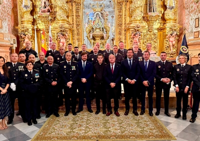El Ayuntamiento de Antequera reconoce el mérito policial y la colaboración ciudadana en la celebración del patrón de la Policía Lo...