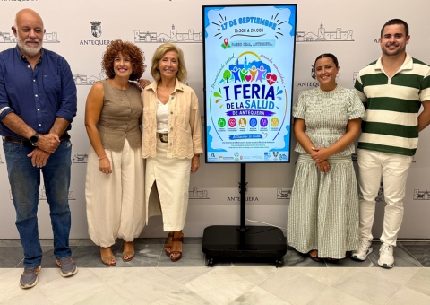 La I Feria de la Salud de Antequera reunirá el 17 de septiembre prevención, autocuidado, bienestar y participación ciudadana en el...