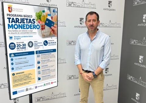 El Área de Bienestar Social informa de la apertura de solicitudes para las tarjetas monedero destinadas a familias con menores a c...