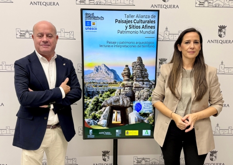 Antequera acogerá los días 22 y 23 de octubre un taller sobre paisaje y patrimonio arqueológico de la Alianza de Paisajes Cultural...