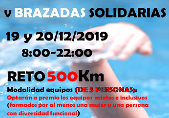 Brazadas solidarias 19 y 20 dic ico