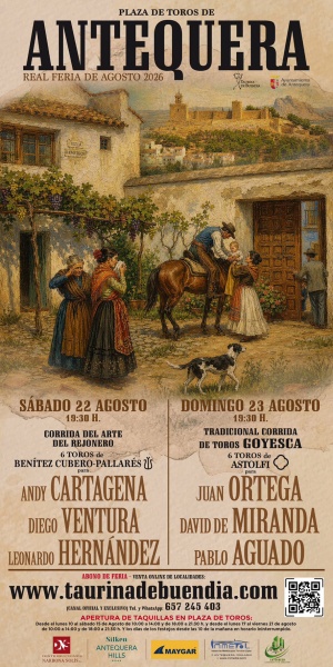 Cartel taurino Feria Agosto